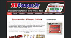 Desktop Screenshot of abcoupes.fr