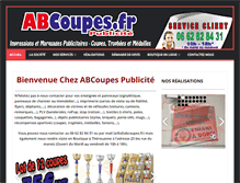 Tablet Screenshot of abcoupes.fr